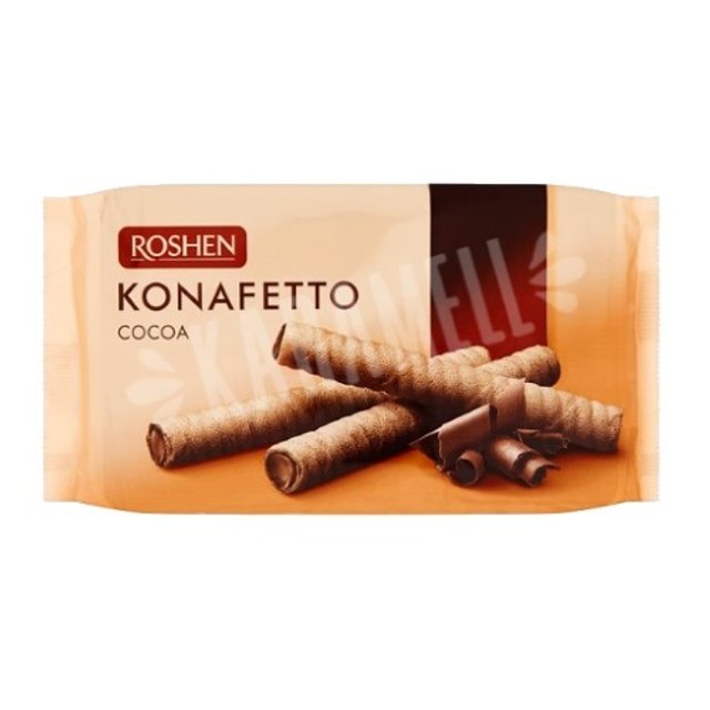 Wafer Recheado Creme Chocolate - Konafetto Cocoa - Hungria