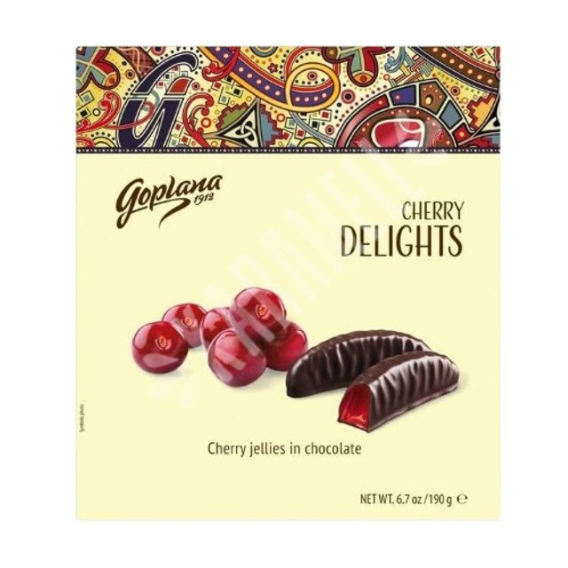 Chocolate Goplana Cherry Delights - Importado da Polônia