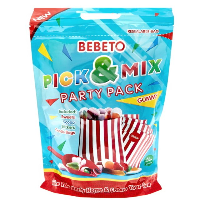 Balas Gummy Marshmallows Bebeto Pick Mix Party Pack - Turquia