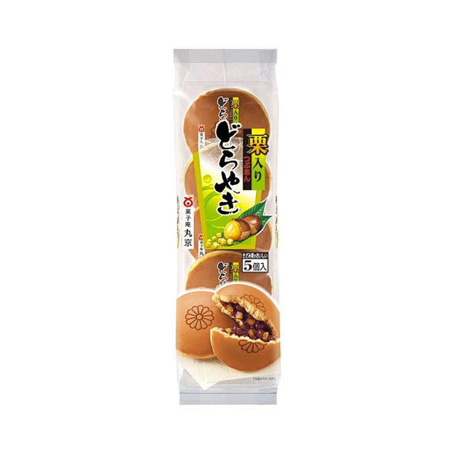 Produtos Importados do Japão - Marukyo Red Bean And Chestnut Dorayaki Pancake