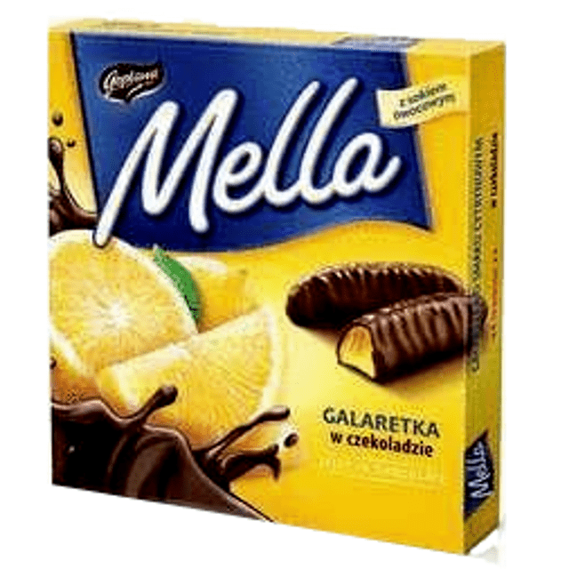 Chocolate Recheado Geléia de Limão Siciliano - Goplana Mella - Importado da Polônia