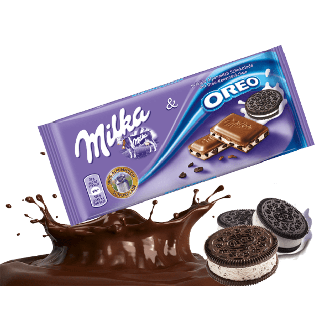 Chocolates Importados da Polônia - Milka Oreo 100gr
