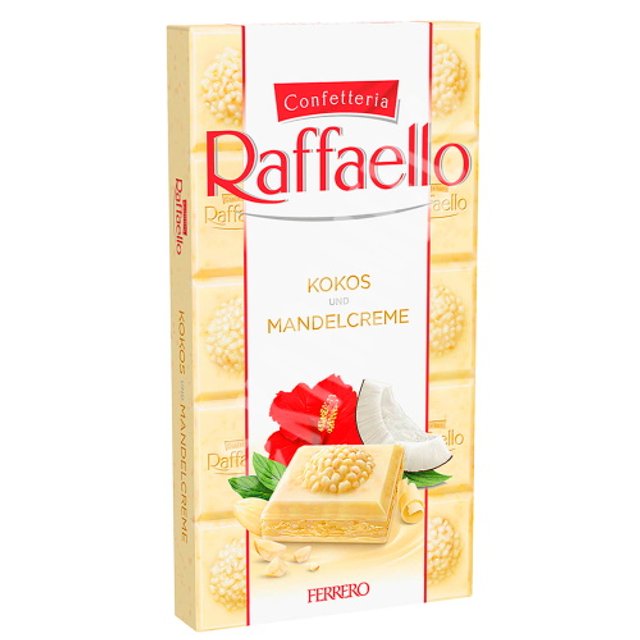 Chocolate Raffaello Kokos  Mandel Creme - Ferrero - Importado Alemanha