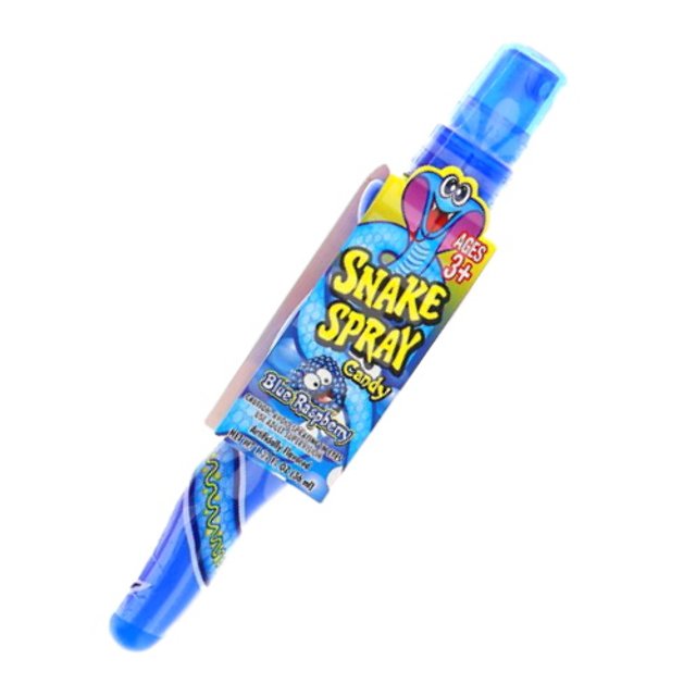 Snake Spray Candy Blue Raspberry - Bala Spray - Importado