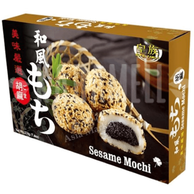 Royal Mochi Sesame - Recheado sabor Gergelim - Importado