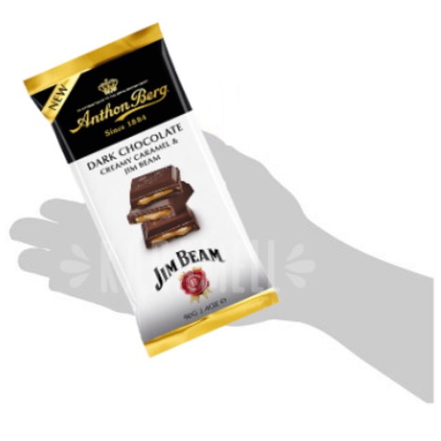 Dark Chocolate Anthon Berg - Creamy Caramel &  Jim Beam - Dinamarca