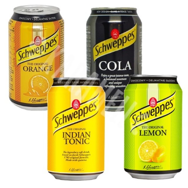 Kit 4 (Quatro) Schweppes Refrigerantes - Importado Polônia