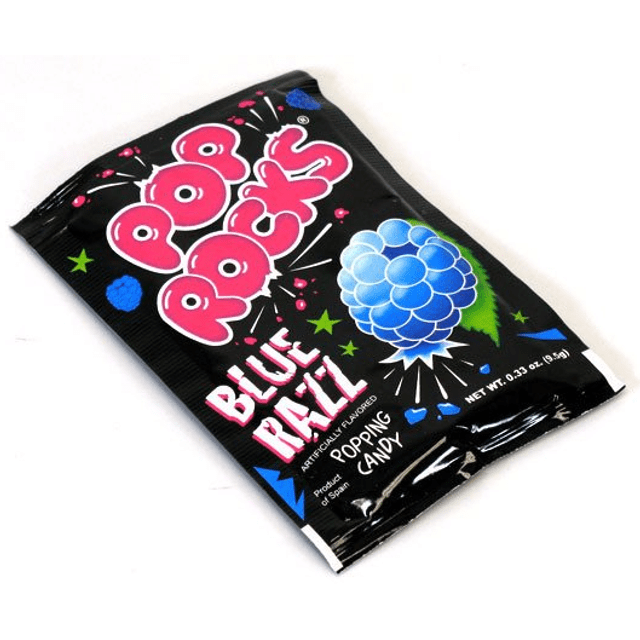 Pop Rocks Blue Razz - Balas Explosivas Sabor Framboesa Azul - Importado dos EUA