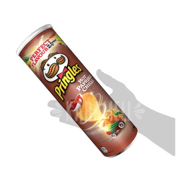 Batatas Pringles sabor Hot Paprika Chilli - Importado da Bélgica
