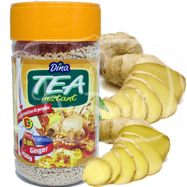 Dina Tea Ginger - Chá Instantâneo Gengibre Importado República Tcheca