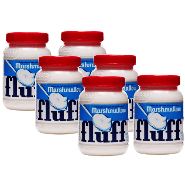 Kit 6 Potes de Marshmallow em Creme FLUFF - Importado dos EUA