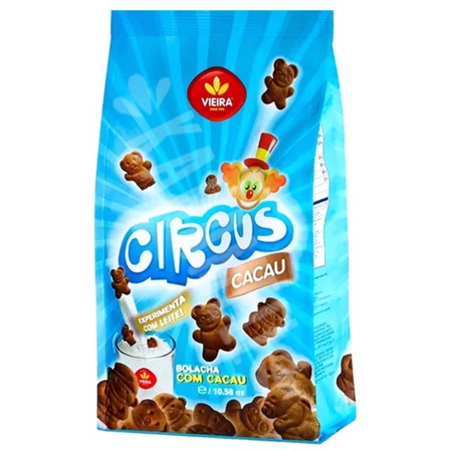 Biscoito Circus Cacau e Chocolate - Vieira - Portugal