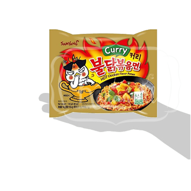 Lamen Miojos Importados  Samyang- ATACADO 6x - Hot Chicken Flavor Ramen Curry