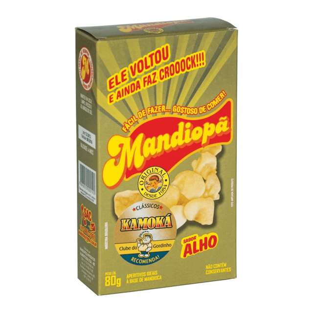 Mandiopã - O Original - Sabor Alho - Super Crocante