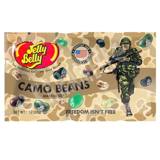 Balas The Original Gourmet Jelly Belly Camo Beans - Importado EUA