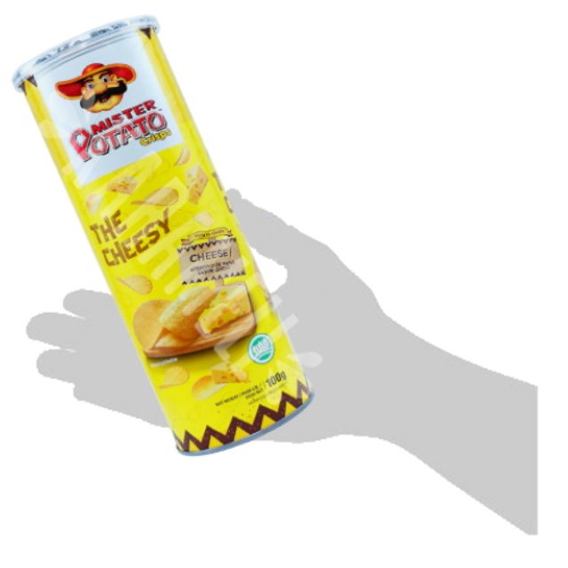 Salgadinho Mister Potato Crisps The Cheesy - Importado Malásia
