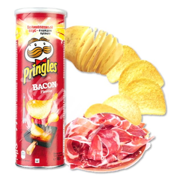 Batata Pringles Bacon - Importado Polônia
