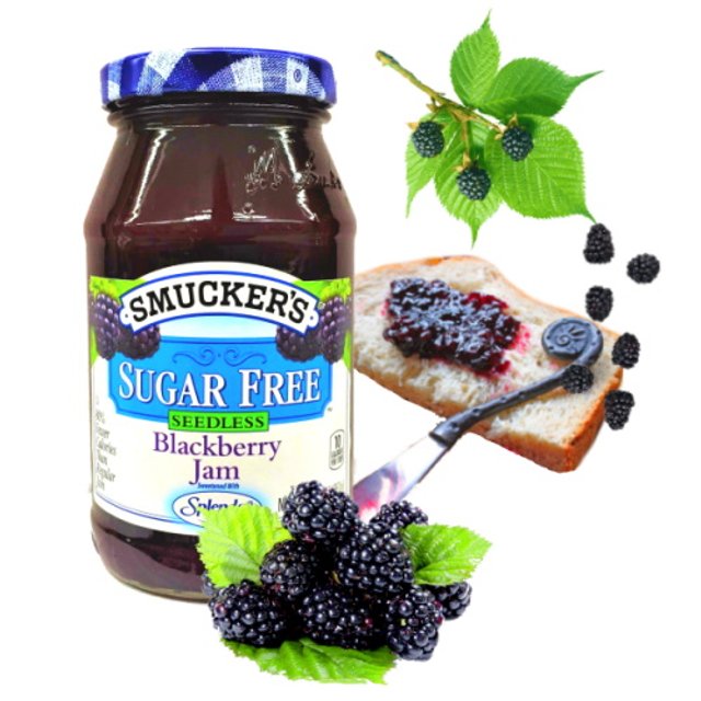 Geleia Blackberry Sugar Free - Smucker's - Importado EUA
