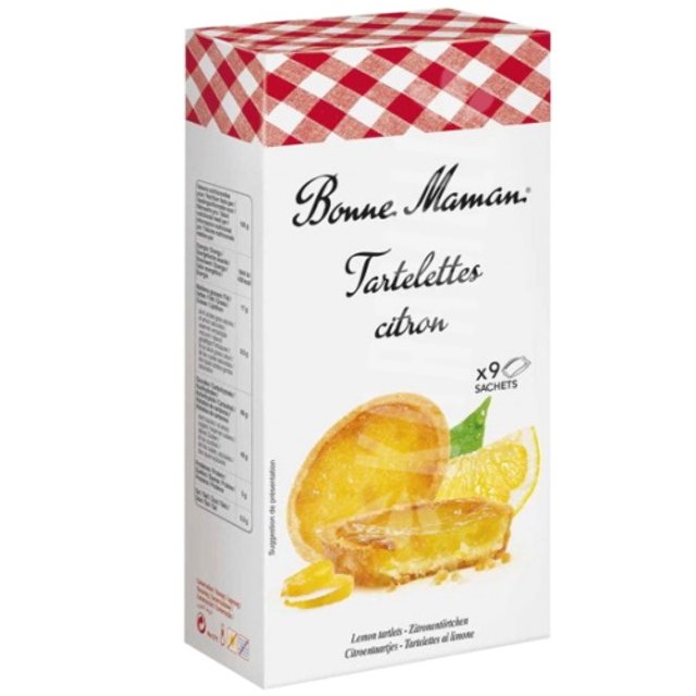 Biscoito Tartelettes Citron Lemon - Bonne Maman - Importado França