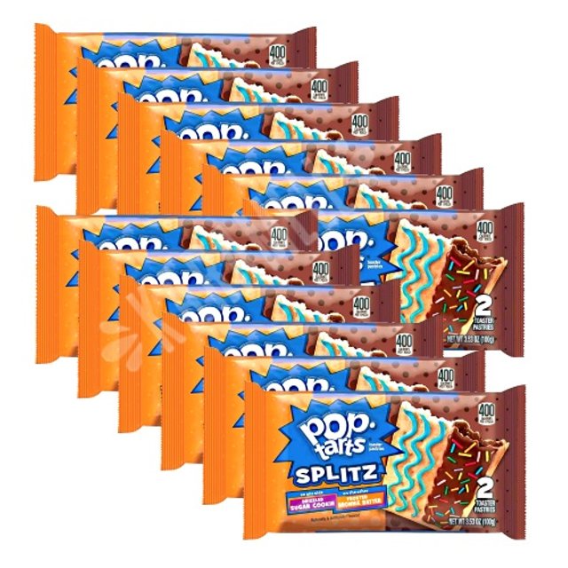 Biscoito Pop Tarts Splitz Cookie Brownie - ATACADO 12X - USA
