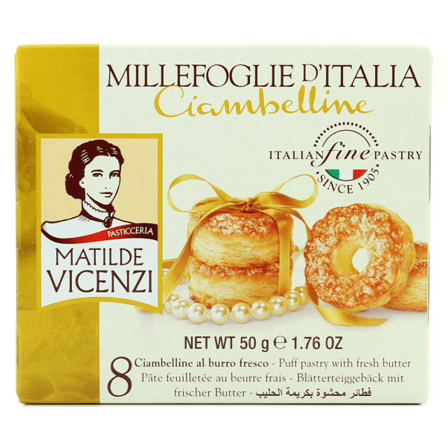 Millefoglie D'Italia Ciambelline - Matilde Vicenzi - Biscoito Folhado