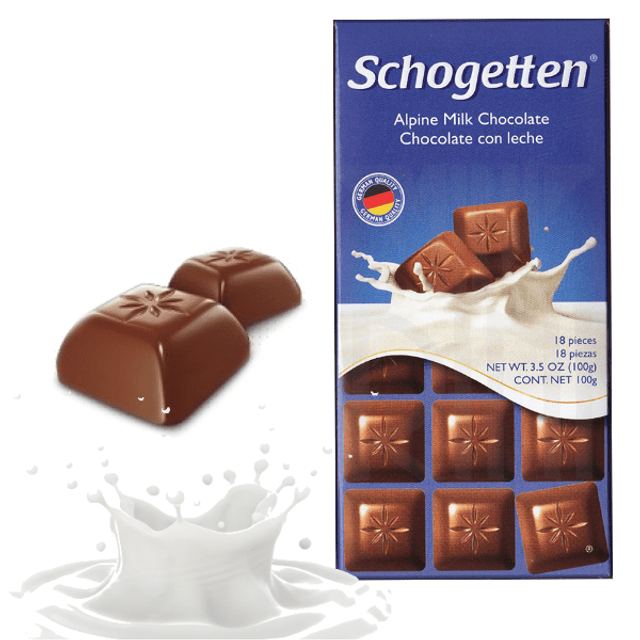 Schogetten - Alpine Milk Chocolate - Importado da Alemanha - 100g