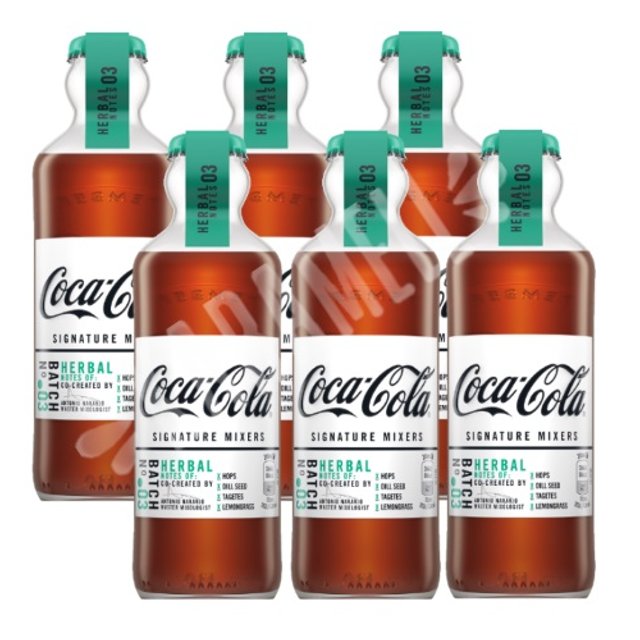 Coca Cola Signature Mixer Herbal - ATACADO 6X - Importado França