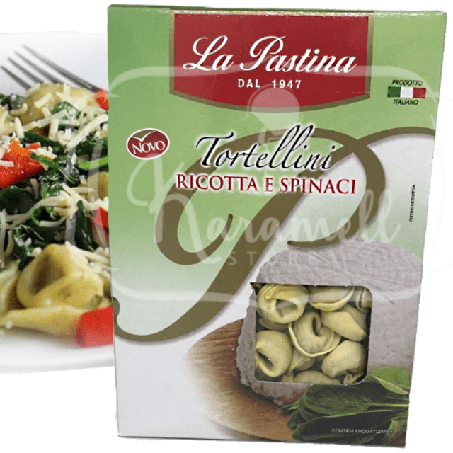 Tortellini de Ricotta e Spinaci - La Pastina - Importado da Itália