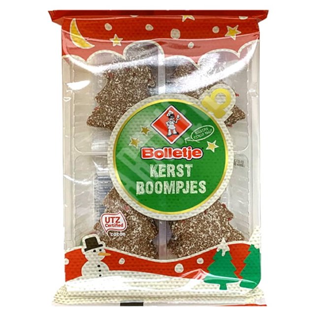 Kerst Boompjes Bolletje - Biscoito com Chocolate e Coco - Holanda