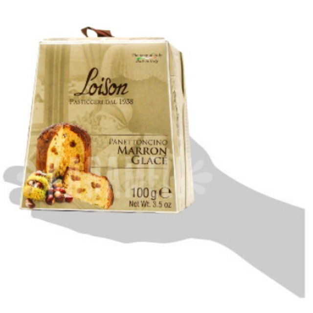Bolo Panetone Loison Pasticceri - Marron Glacé - Importado Itália