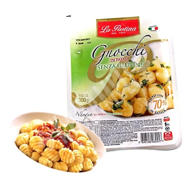Gnocchi di Patate Senza Glutine - La Pastina - Importado da Itália
