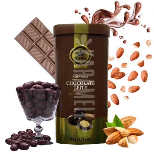 Amêndoas Milk Chocolate Almonds  - Vieira - Portugal