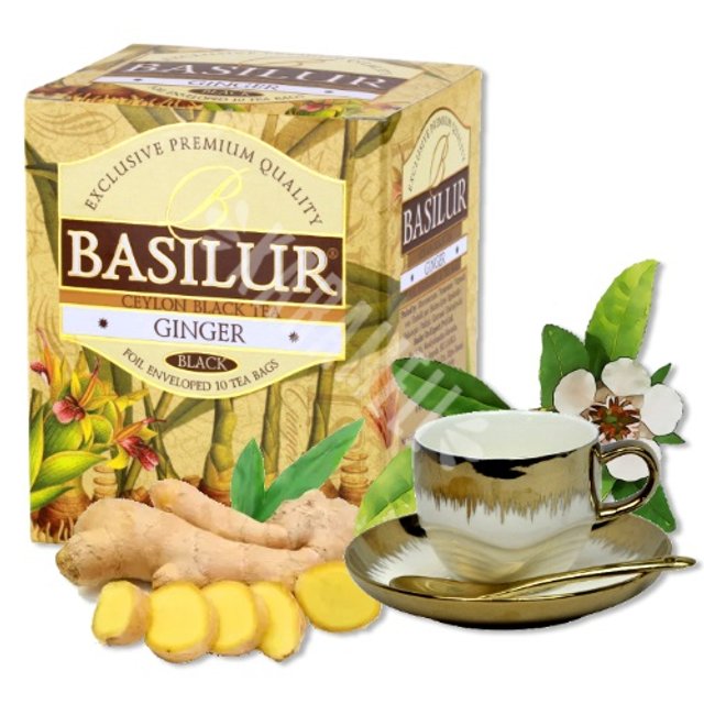 Chá Basilur - Ceylon Black Tea Ginger - Importado Sri Lanka