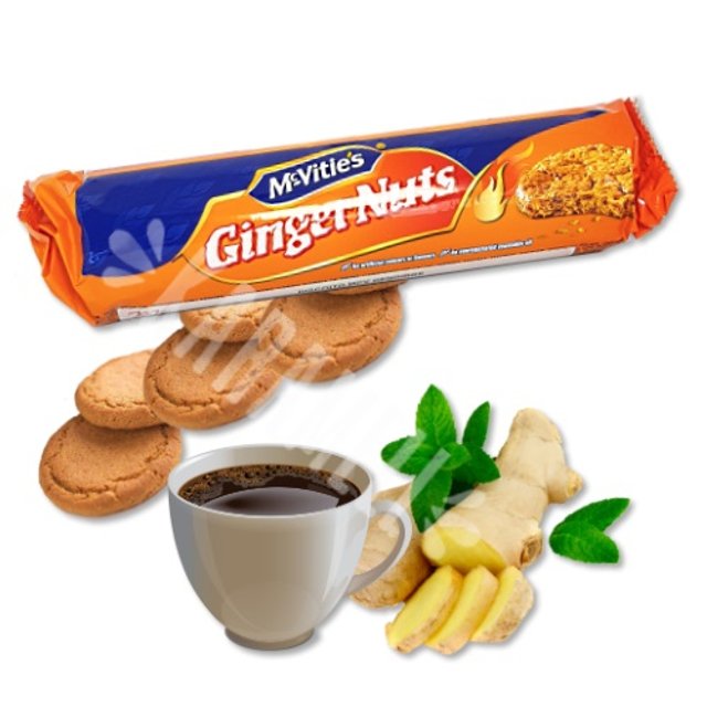 Biscoito Ginger Nuts - Mc Vitie's - Importado Inglaterra