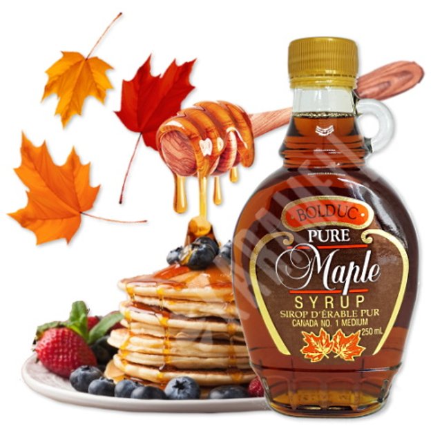 Maple Syrup Xarope de Bordo 100% Puro - Bolduc Pure - Importado Canadá