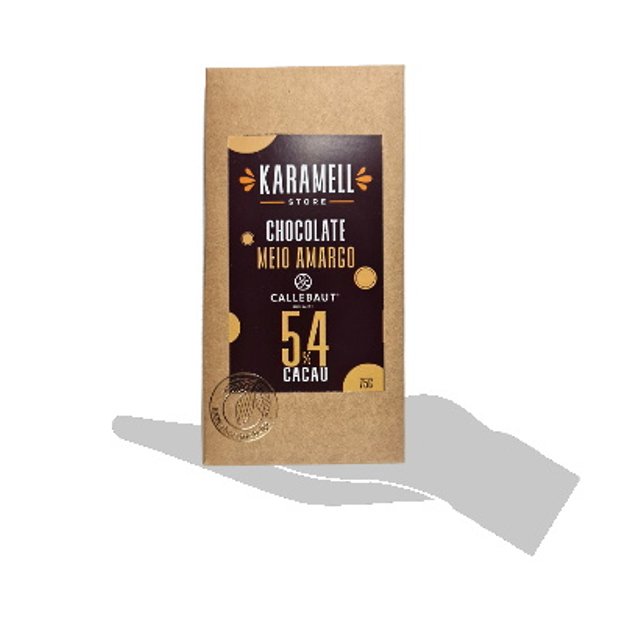 Chocolate Belga Meio Amargo 54% Cacau - Linha Karamell
