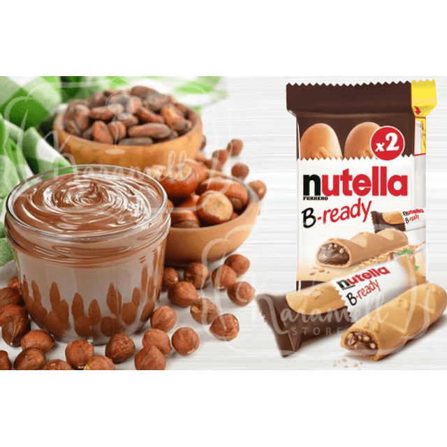 Nutella Ferrero B-ready - Biscoito Recheado Com Nutella - Importado da Alemanha