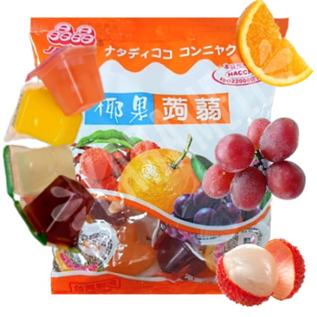 Gelatina Sabor Frutas Sortidas - Jelly Mixed Jin Jin - Importado