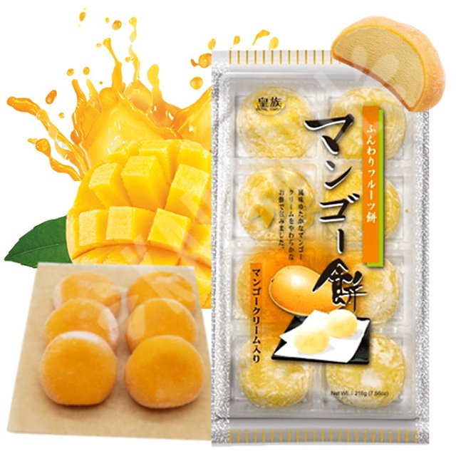 Bolinho de Arroz Mango Mochi - Royal Family - Importado Japão