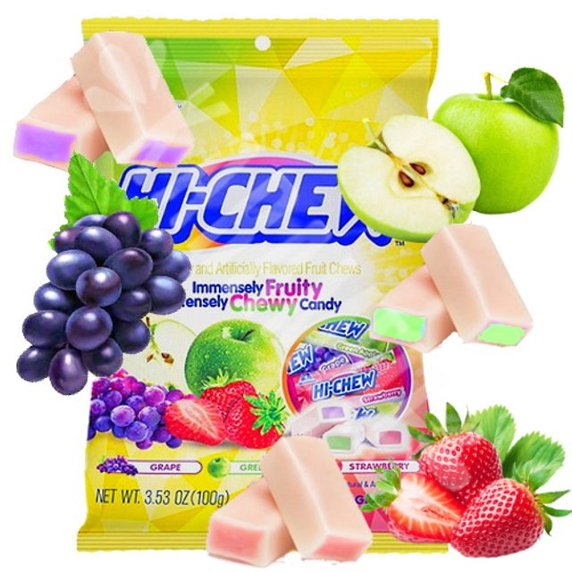 Balas Hi-Chew Fruit Chews Candy Morinaga - Importado Japão