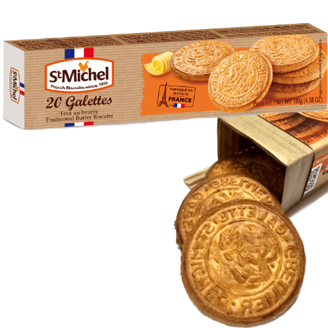 St Michel French Butter Cookies Biscoito Amanteigado Importado França