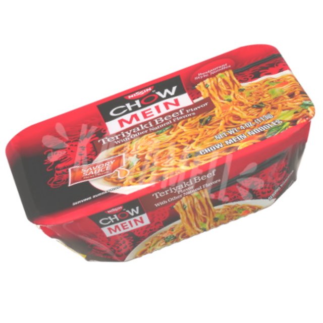 Lámen Chow Mein Noodles Teriyaki Beef - Nissin - Importado EUA