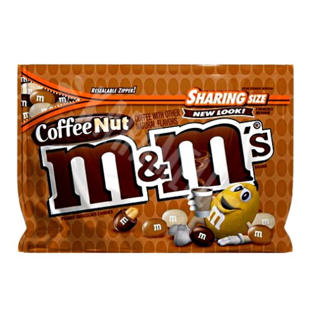 M&M's Coffee Nut 272,2g - Café e Amendoim - Importado EUA
