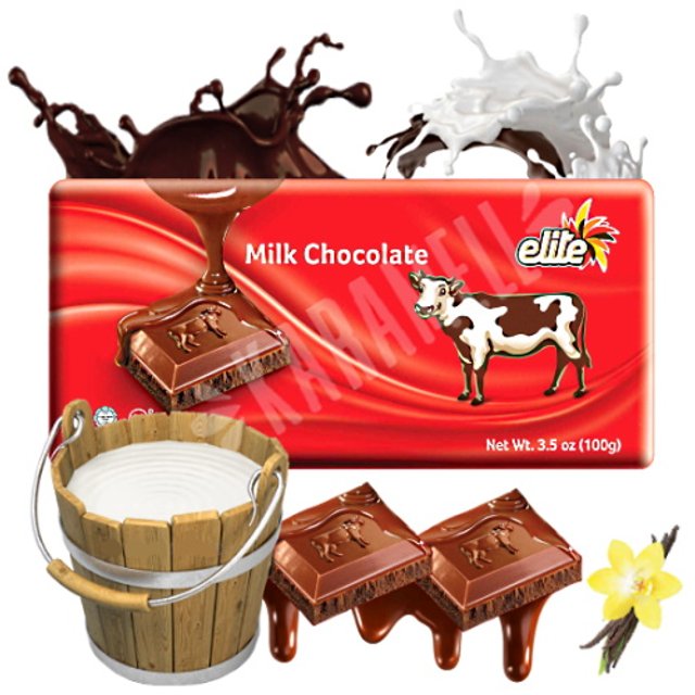 Chocolate ao Leite Milk -  Elite - Importado Israel
