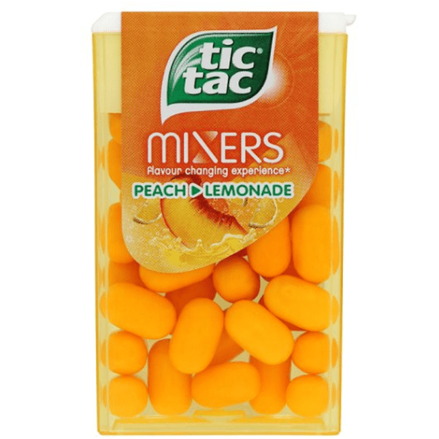 Tic Tac Peach Lemonade - Pêssego & Limonada - Importado EUA