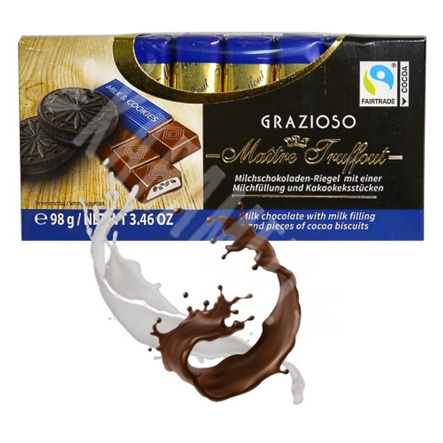 KIT 4 (quatro) Chocolates em Barrinhas Maitre Truffout - Importado Áustria