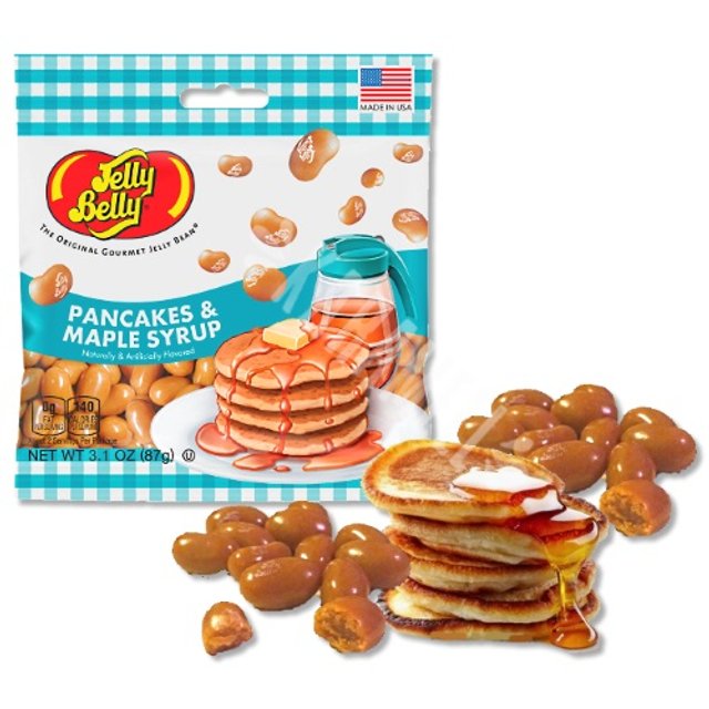 Pancakes & Maple Syrup Jelly Belly - Balas Jujubas Sabor Matinal - EUA