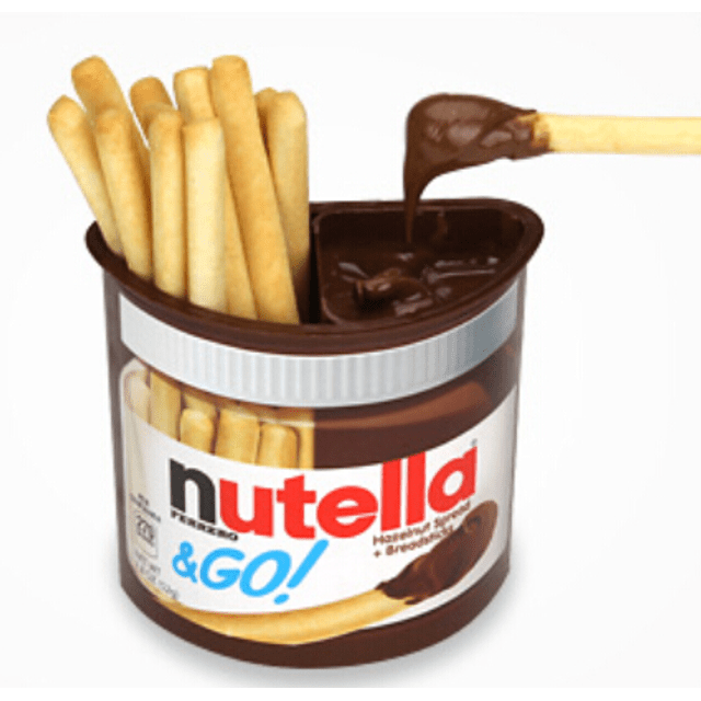 Nutella & Go - Creme de Avelãs & Palitos de Biscoito - Importado da Alemanha