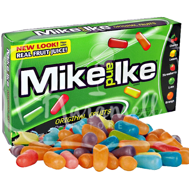 Mike and Ike 141g - Original Fruits  - Importado USA