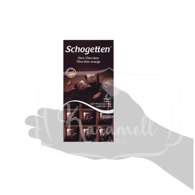 Schogetten - Dark Chocolate - Importado da Alemanha - 100g